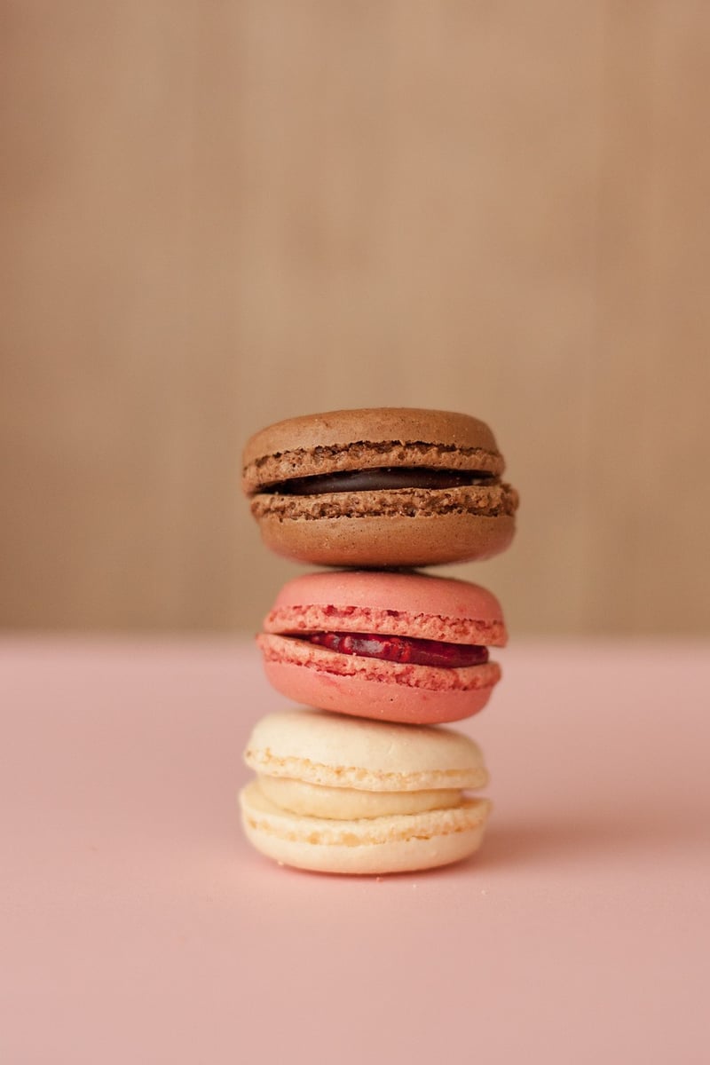 Fruity macarons